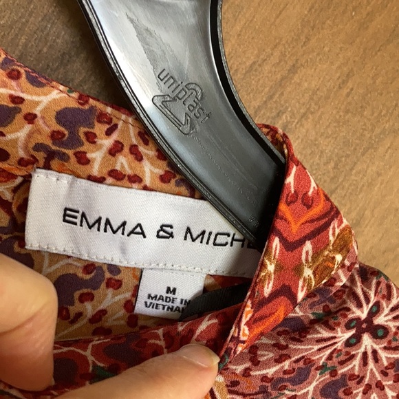 Relist10/9❌Emma & Michele boho floral print dress size M - Picture 11 of 17